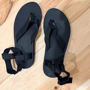 Teva Black Adjustable Sandals